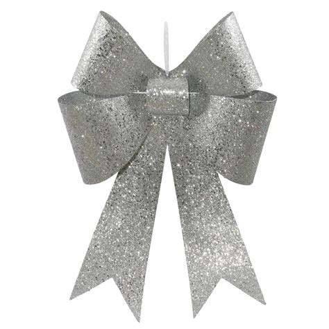 silver christmas bows